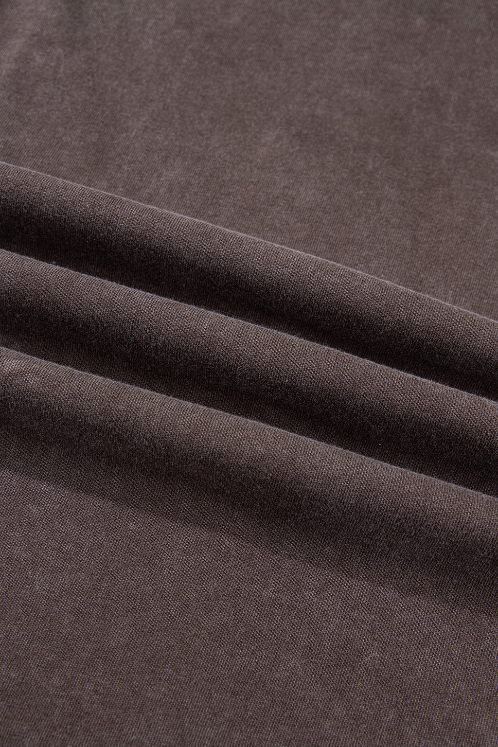 Coffee Mineral Wash Seam Detail Flare Leg Drawstring Pants
