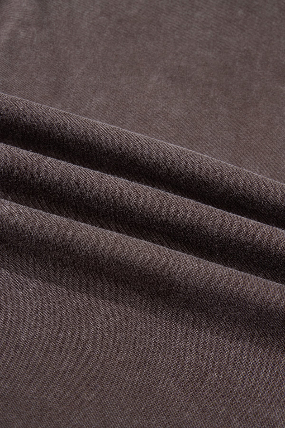 Coffee Mineral Wash Seam Detail Flare Leg Drawstring Pants