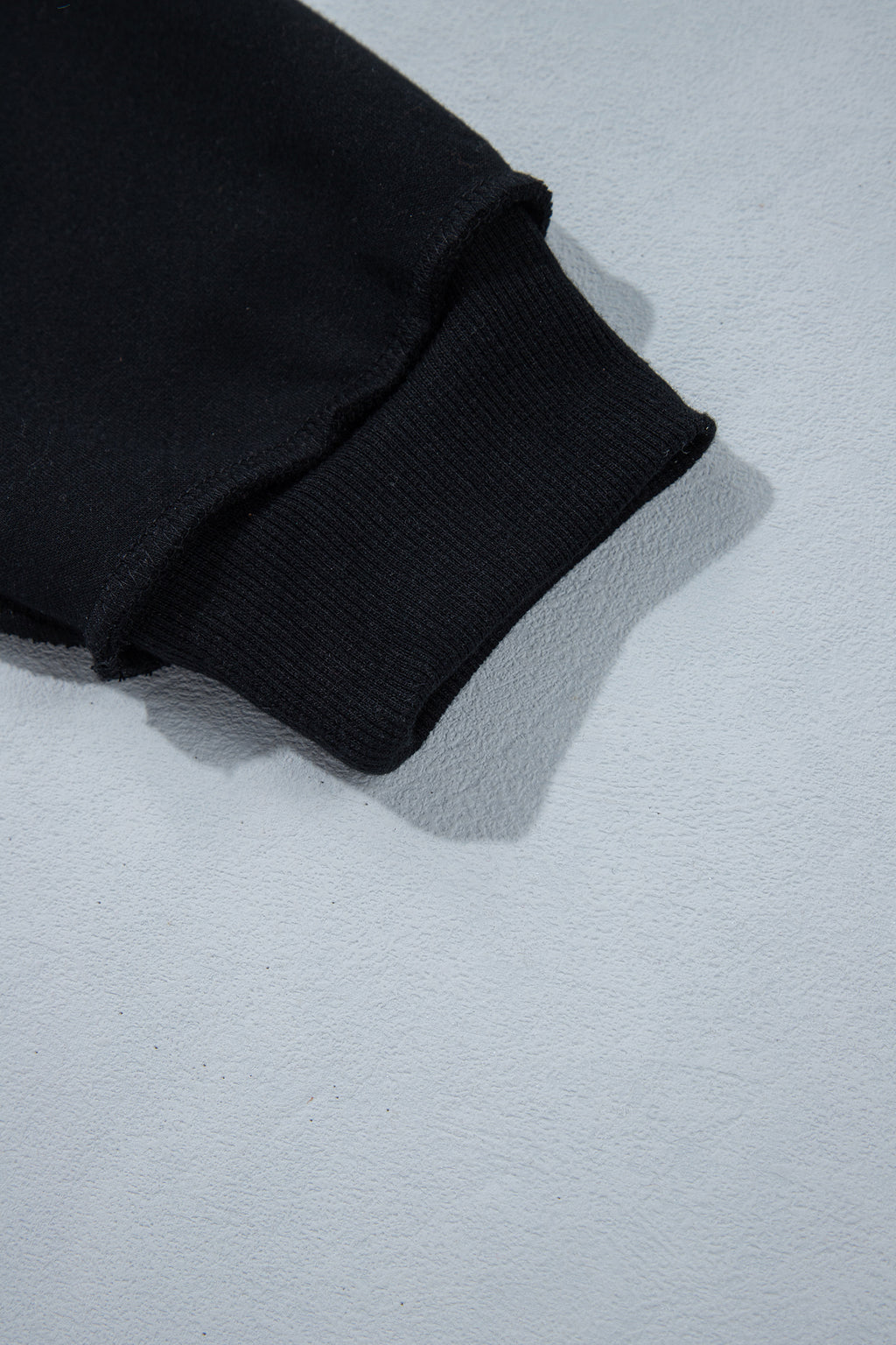 Bluing Oversize Drop Shoulder Reversible Mock Neck Sweatshirt